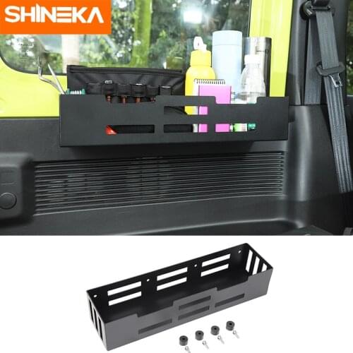 SHINEKA Stowing Tidying For Suzuki Jimny Car Trunk Side Door Storage Bracket Organizer Accessories For Suzuki Jimny 2019 2020