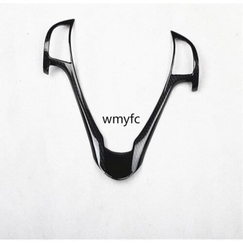 For Acura RDX 2013-2016 HIPS modified interior mahogany carbon fiber color steering wheel 5D patch car accessories left drive