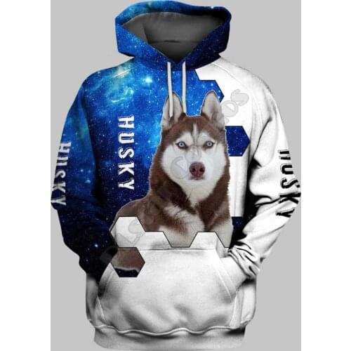 Husky 3D Printed Hoodies Funny Pullover Men For Women Funny Sweatshirts Animal Sweater Drop Shipping SCtyle-26