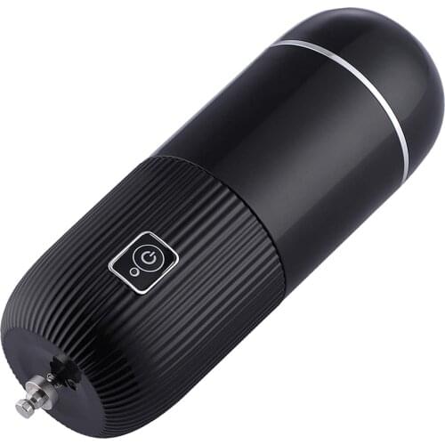 Pussy Rotating Masturbation Cup with KlicLok Connector for HISMITH sex machine, 10 Spinning Modes Massage Sex Toys for Men