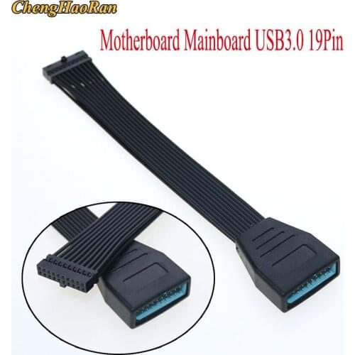 Motherboard Mainboard USB3.0 19Pin 20Pin Female to USB 3.0 19pin 20 Pin Male Extension Conversion Connecting Cable 19P 20P