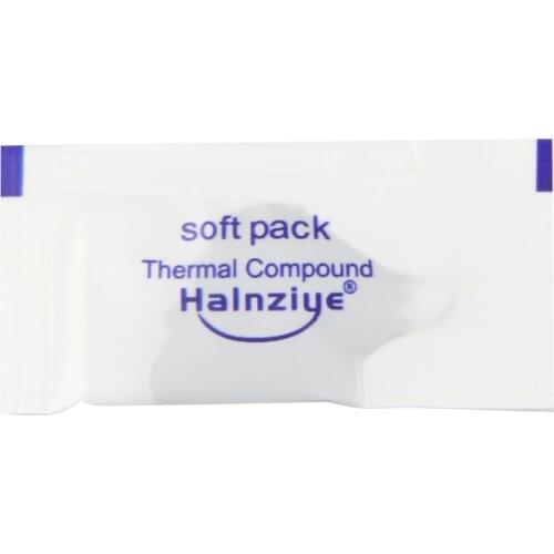 HALNZIYE 10PCS New Thermal Grease Paste Compound Silicon CPU Heat Sink CPU Processor Cooling paste silicone Thermal grease