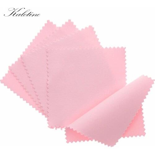 KALETINE Factory Wholesale 20pcs/lot Silver Polishing Cloth Jewelry Tools Buffing Cleaning Cloth Gold Cleaner Rub