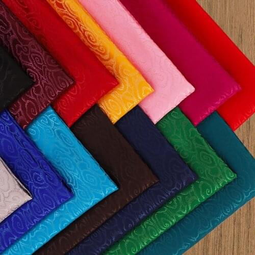 Brocade fabric with cloud pattern material for sewing cheongsam nylon fabric for dress