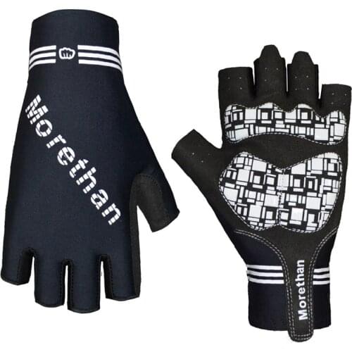 Summer Cycling Gloves Men Women Half Finger Wrist Length Anti-UV Shockproof MTB Road Bike Glove Bearthable Outdoor Sports