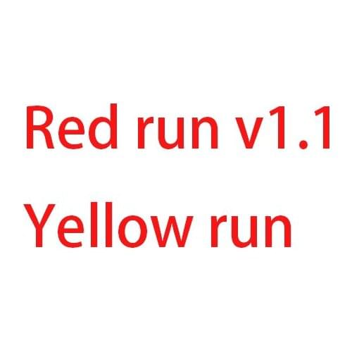 Red run Yellow Run For xbox360 100pcs