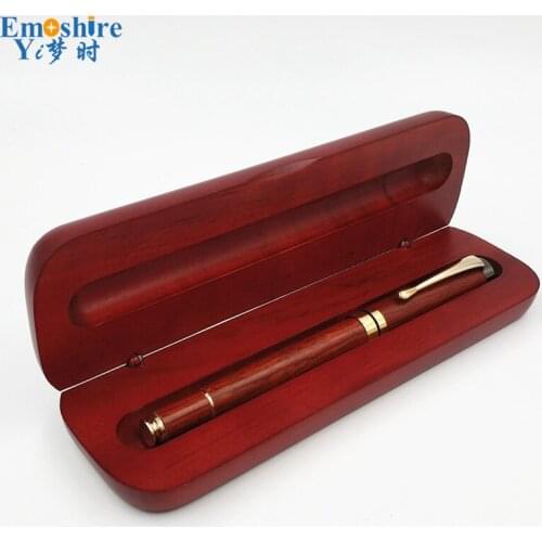 Promotion Business Gifts Set for Man Vintage Collection Retro Fountain Pens with Wooden Pen Box OEM Wooden Pen PC017