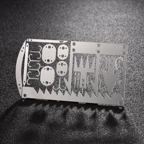 22 In 1 Fishing Gear Card Multi-Tool Outdoor Camping Survival Tools Hunting Emergency Survival EDC Kit