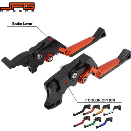 Motorcycle Folding Extendable Brake Clutch Lever For KTM 390Duke RC390 2013-2019 200Duke RC200 2014-2016 125Duke RC125 2014-2019
