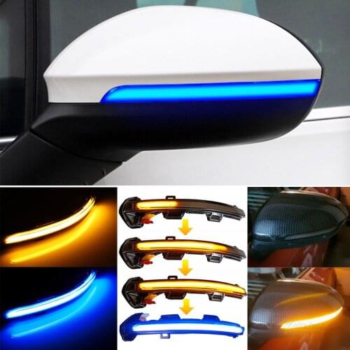 LED Dynamic Side Mirror Blinker Indicator Sequential Turn Signal Light For VW Volkswagen Golf 8 MK8 GTI R GTE GTD 2020 2021