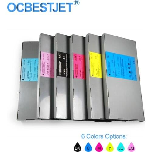T511-T516 or T5491-T5496 Compatible Ink Cartridge Filled With Pigment Ink For Epson Stylus Pro 10000 10600 (6 Colors Options)