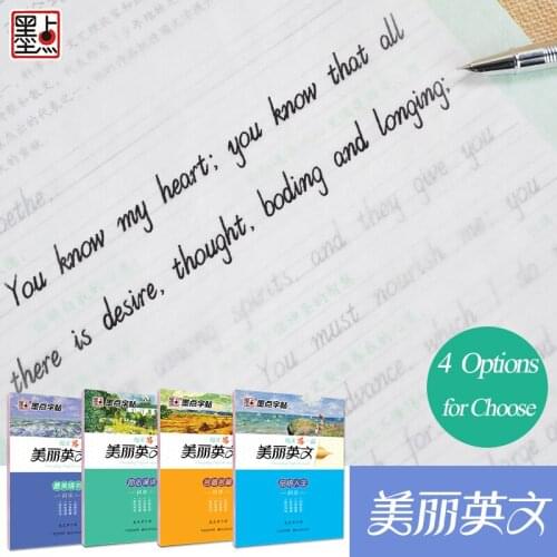 English Copybook For Adult Kids English Writing Exercise Book Calligraphy Italian Italic Modian