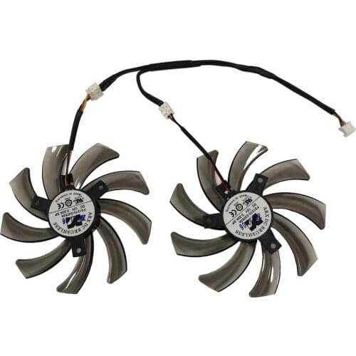 2PCS/set 95MMM 10010 FS1210-S2053A Graphics Card Fan For Gigabyte GVN550WF2 N56GOC R667D3 R777OC R9 270 VGA Card Cooling