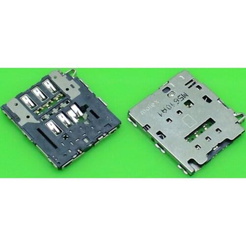 1 Piece memory sim card holder slot socket connector For Samsung Galaxy S6 EDGE G920 G920F G9200 G925 G9250 G925F.KA-196
