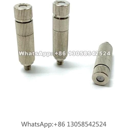 3/16” Misting Nozzle for High Pressure Cooling System, Drip-proof Nozzle with SS Filter Inside, Fog Nozzle for Himidification
