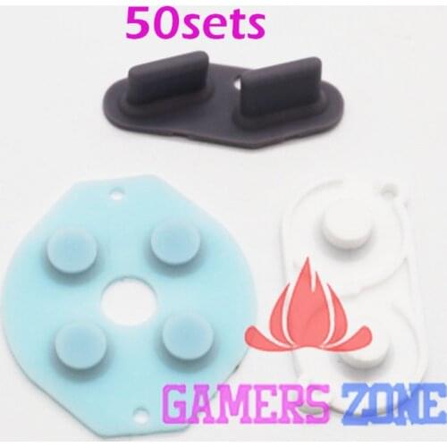 50sets Replacement Conductive Rubber Silicone Pads for Nintendo GB Console DMG