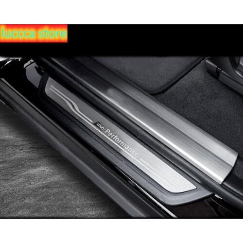 Accessories Door Sill Scuff Plate Guards Protector Stickers For BMW 3 4 5 Series 3GT F20 F30 F34 X1 X3 X4 X5 X6 F32 F10 F16 E70
