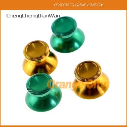 ChengChengDianWan 2pcs=1pair Metal 3D Joystick Analog Thumbstick Cap for Sony PlayStation 4 PS4 Xbox One XBOXONE Controller