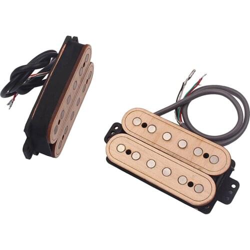 Wooden Guitar Humbucker Head Pickup String Instrument Replacement Parts