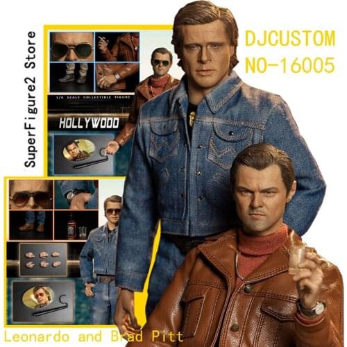 DJCUSTOM NO-16005 1/6 L eonardo and B rad Pitt 12" Full Set Male Soldier Action Figures For Collection