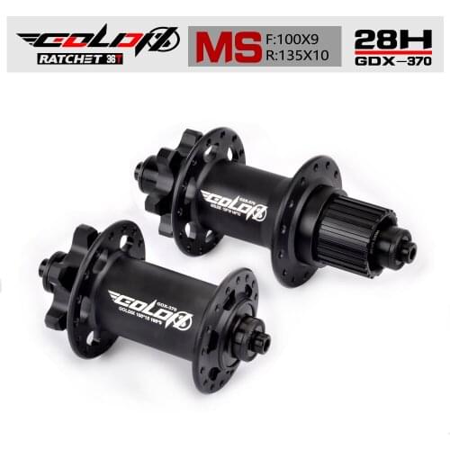 GOLDIX GDX370 Ratchet 36T Compatible SHIMANO SRAM ARCZTTO Disc Brake Mountain Road Bike Hub 28 Hole Support 8/9/10/11/12 Speed