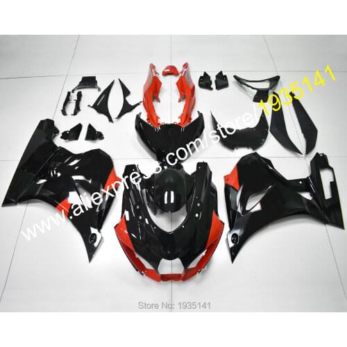 Hot Sale,Body Kit For Suzuki GSX-R1000 K17 17 18 19 GSXR1000 2017 2019 GSXR 1000 Red Black Motorbike Fairing (Injection molding)