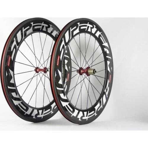 Superteam 88mm carbon clincher wheelset 700C Road bike wheels