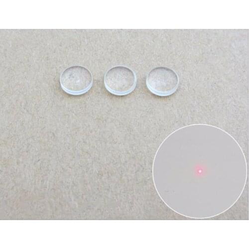 #RXVL-6 High quality Laser Lens, Focus Lens , Size: 6X2mm, Focal length: 10mm, Glass materials, Clean surface