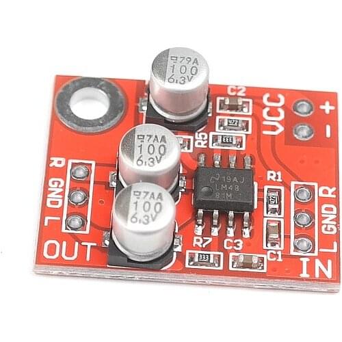 LM4881 Headphone Amplifier Module can be used as preamplifier of power amplifier