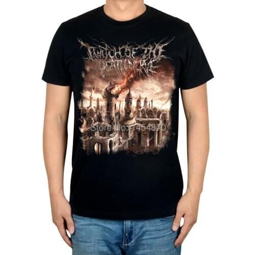 Twitch of The Death Nerve Rock Brand Music t shirt Cotton Punk fitness Hardrock black Metal shirts mens clothing