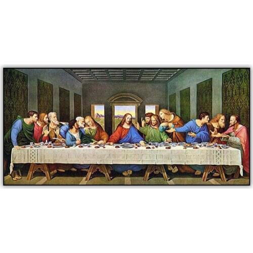 The Last Supper 5d DIY Diamond Painting Kit Full Drill Square / Round Crystal Mosaic Diamant Painting Embroidery Cross Stitch