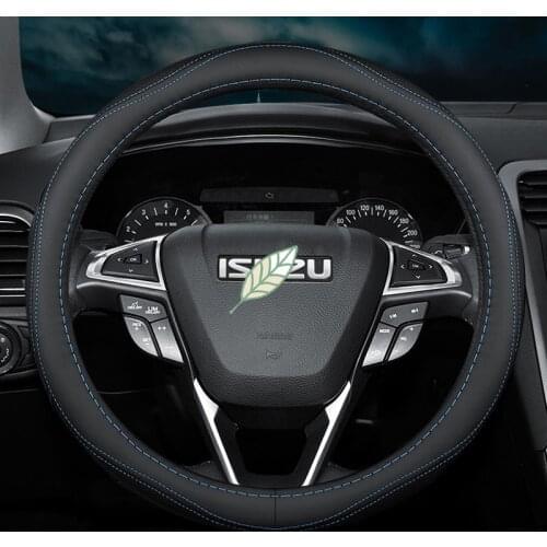 Popular Car Steering Wheel Cover Set for ISUZU MUX Trooper DMax Panther Breathable Car Styling Accessories