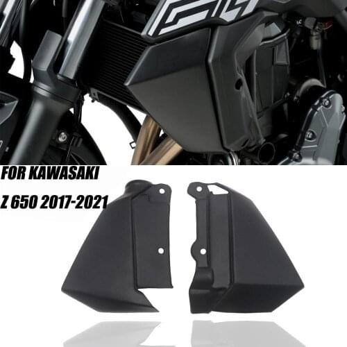 NEW For Kawasaki Z 650 Z650 2017 2018 2019 2020 2021 Motorcycle Radiator Caps Side Panels Both Sides Proterction Guard Cover
