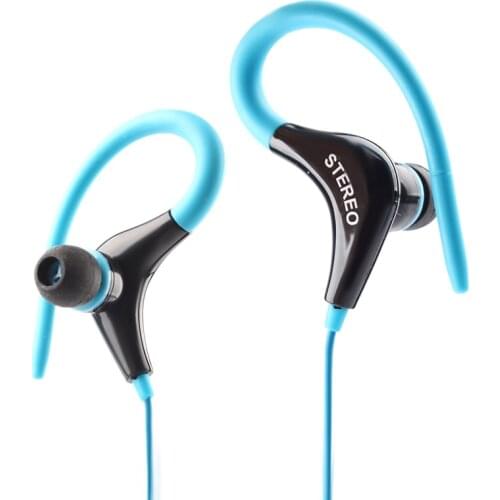 Wired 3.5mm Ear Hook Earphones Bass Stereo Headphones Headset Earbuds With Microphone ON Wired Headphones For Andriod Phones