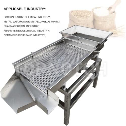 Soybean Peanut Rapeseed Sieve Vibration Cleaning Screening Machine Particle Cleaning Classifier