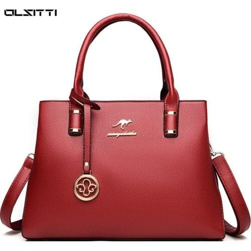 Retro Casual Leather Crossbody Shoulder Bags for Women 2021 New Designer Messenger Bag Casual Concise Womens Handbag Sac A Main