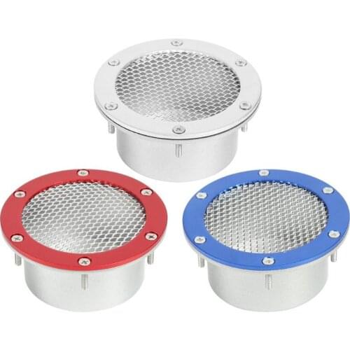 Universal Car Metal Air Duct Grille Racing Front Bumper Vent Inlet Air Duct for Cold Air Intake Fresh Cooling Air Car Accessorie