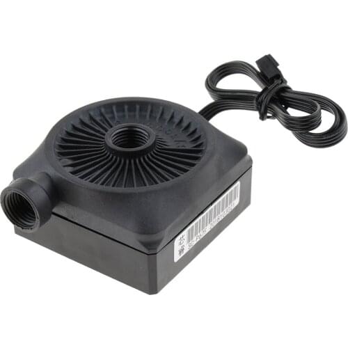12v DC Low Noise Water Pump for PC CPU Liquid Cooling System (G1/4 Thread, 3.5m Lift, 500L/H Flow)