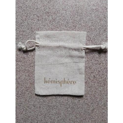 High quality linen drawstring jewerly bag size 3"*4" and 4"*6", 500pcs each size with custom printing include shipping by DHL