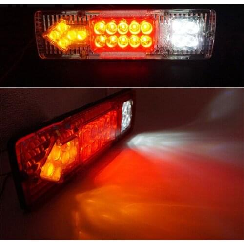 Hock & Vibration Proof Rear Tail Light Reverse 12V Replacement UV Resistant Brake