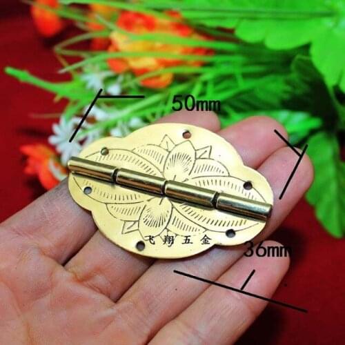 10Pcs 2014 Rushed Top Fasion 50 * 36mm 2 Inch Copper Hinge Printing Flat Oval Palette Gift