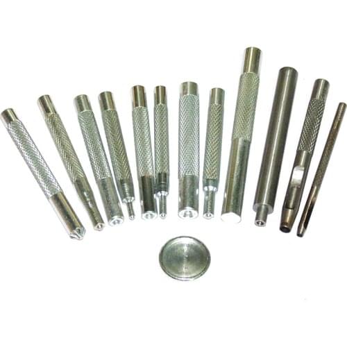 13 pieces/lot) tools Button installation tool. Sewing repair kit combination Rivet. Snaps. Eyelet. Knock rod by hand dies