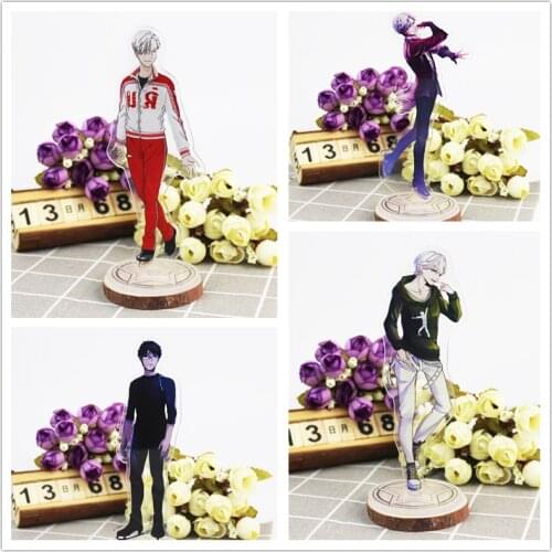 Anime Yuri On Ice Acrylic Stand Figure Nikiforov Yuri Katsuki Decoration Collection Model Toy Gift