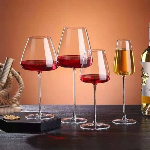 Free Shipping 2PCSRed Wine Glasses Champagne Glass Wine Glasses Hand Blown,Long Stem,Perfect for Red or White,Daily Use