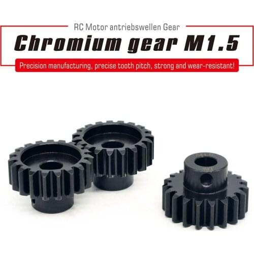 M1 5mm M1.5 8mm 11T 12T 13T 15T 17T 19T 20T Gear for 1/8 1/7 1/5 1/6 RC Cars Hobbywing Rocket Brushless Motor