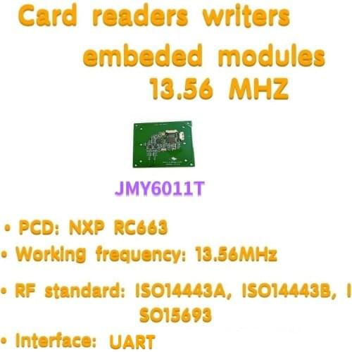 HF RFID Module NXP RC663 UART interface Write & Read for arduino Library used in Electronic Security Solutions