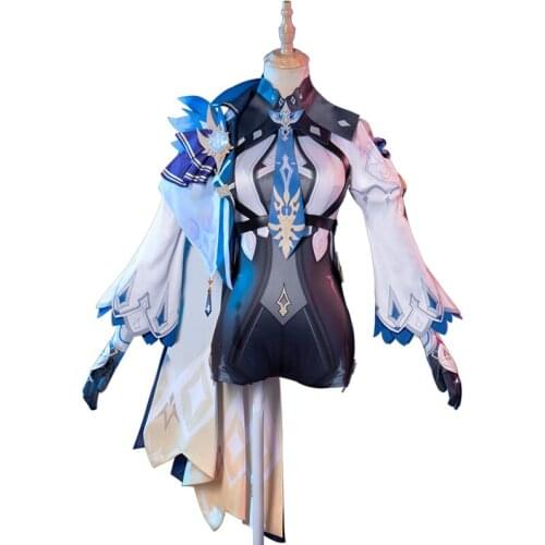 Game Genshin Impact Eula cos Mature women Costume suit game skin same cosplay full set A