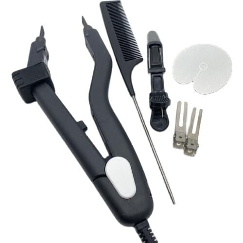 Quality Black Heat Hair Connector KIT 220 degree L-601 Temperature Controllable Heat Iron fast hot iron