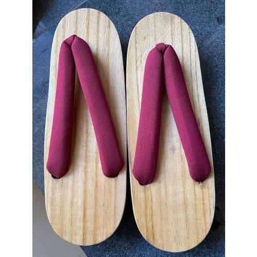 Cosplay Shoes Womens Japan Geta Flip Flops Wooden Sandals Stocked