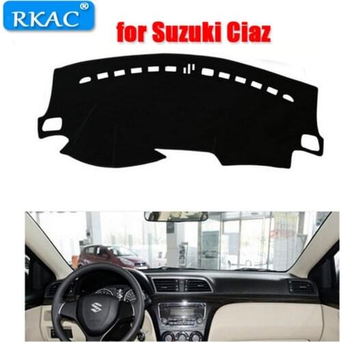 RKAC car dashboard cover For Suzuki Ciaz left-hand drive Dust-resistant avoid light car dashboard pat mat for Suzuki Ciaz